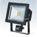 30w Cob Aluminium Die-casting Led Flood Light With Pir Sensor 